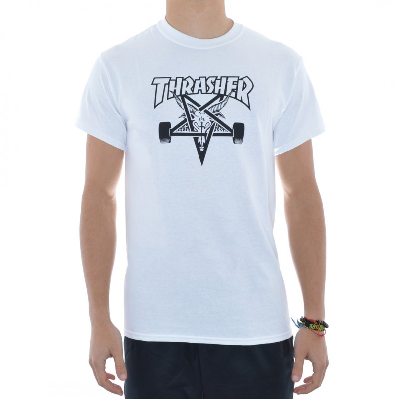T-Shirt Thrasher Skategoat - White