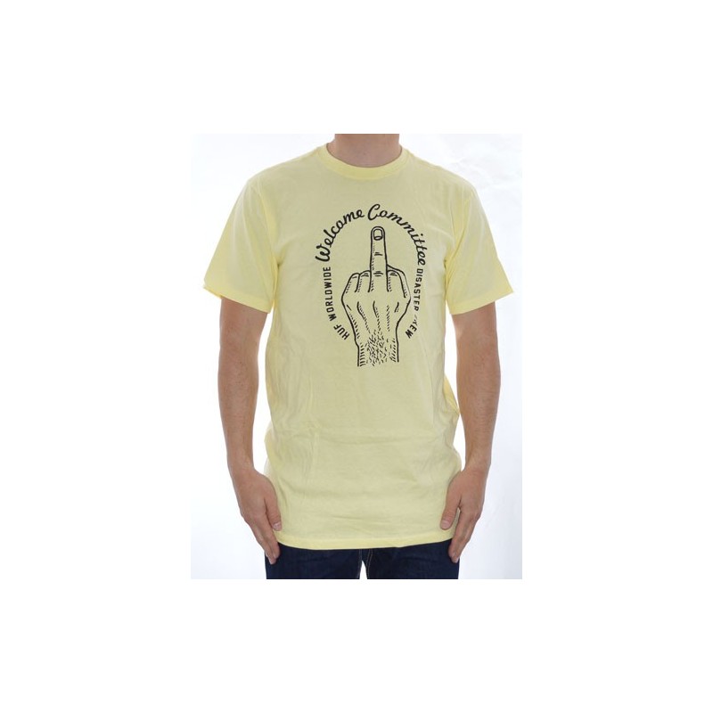 T-Shirt Huf Committee - Yellow