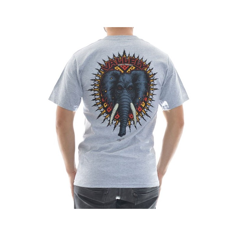 T-Shirt Powell Peralta Mike Vallely Elephant - Grey