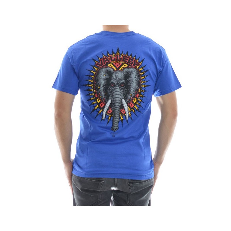 T-Shirt Powell Peralta Mike Vallely Elephant - Royal Blue