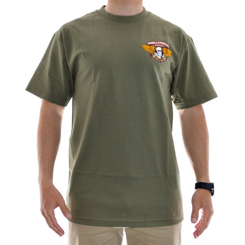 T-Shirt Powell Peralta Winged Ripper - Military Green