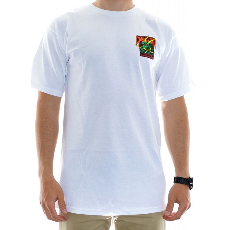 T-Shirt Powell Peralta Caballero Street Dragon - White